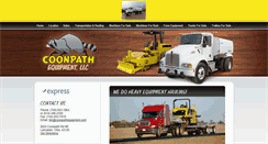 Desktop Screenshot of coonpathequipment.com